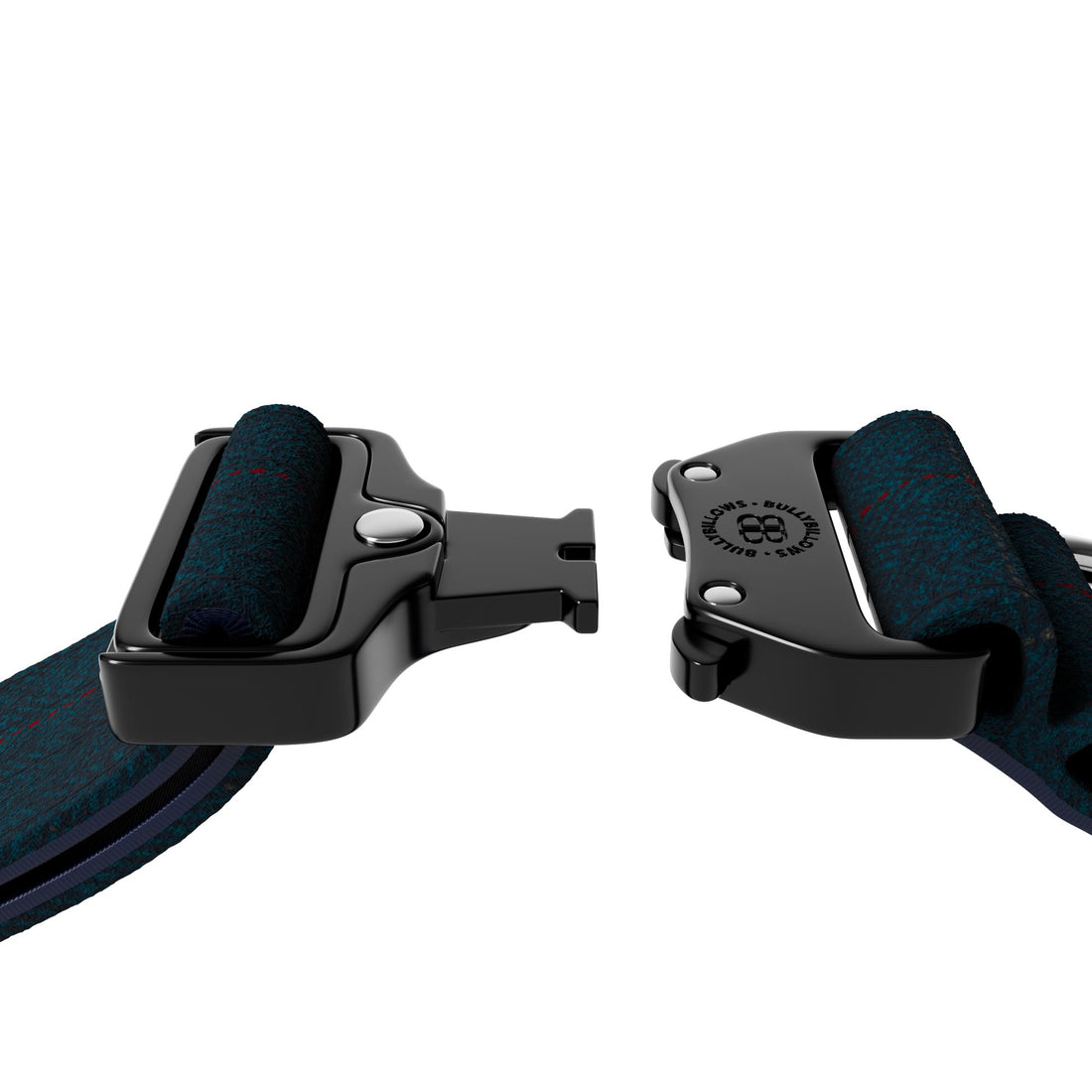 featured image of 5cm Tweed Combat® Collar | With Handle & Secure Clip - Midnight Blue