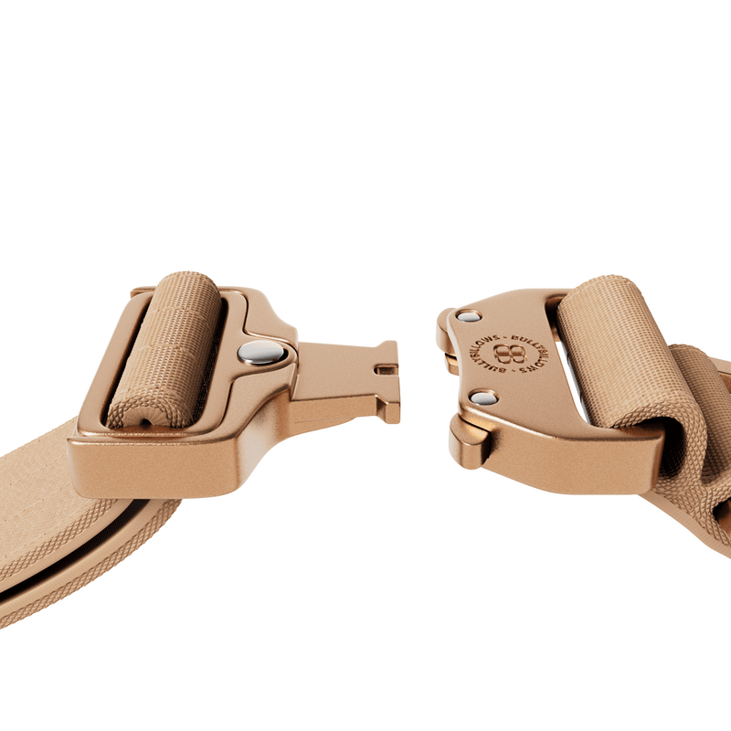 5cm Lighter Combat® Collar | With Handle Secure Clip - Tan x Tan