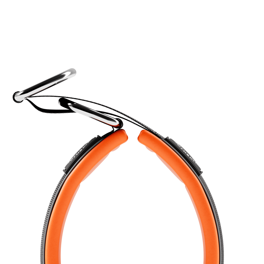 featured image of 4cm Slip on Collar | Foam Padded - Black x Orange