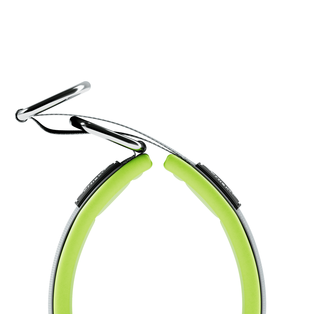 featured image of 5cm Slip on Collar | Foam Padded - Metal Grey x Neon