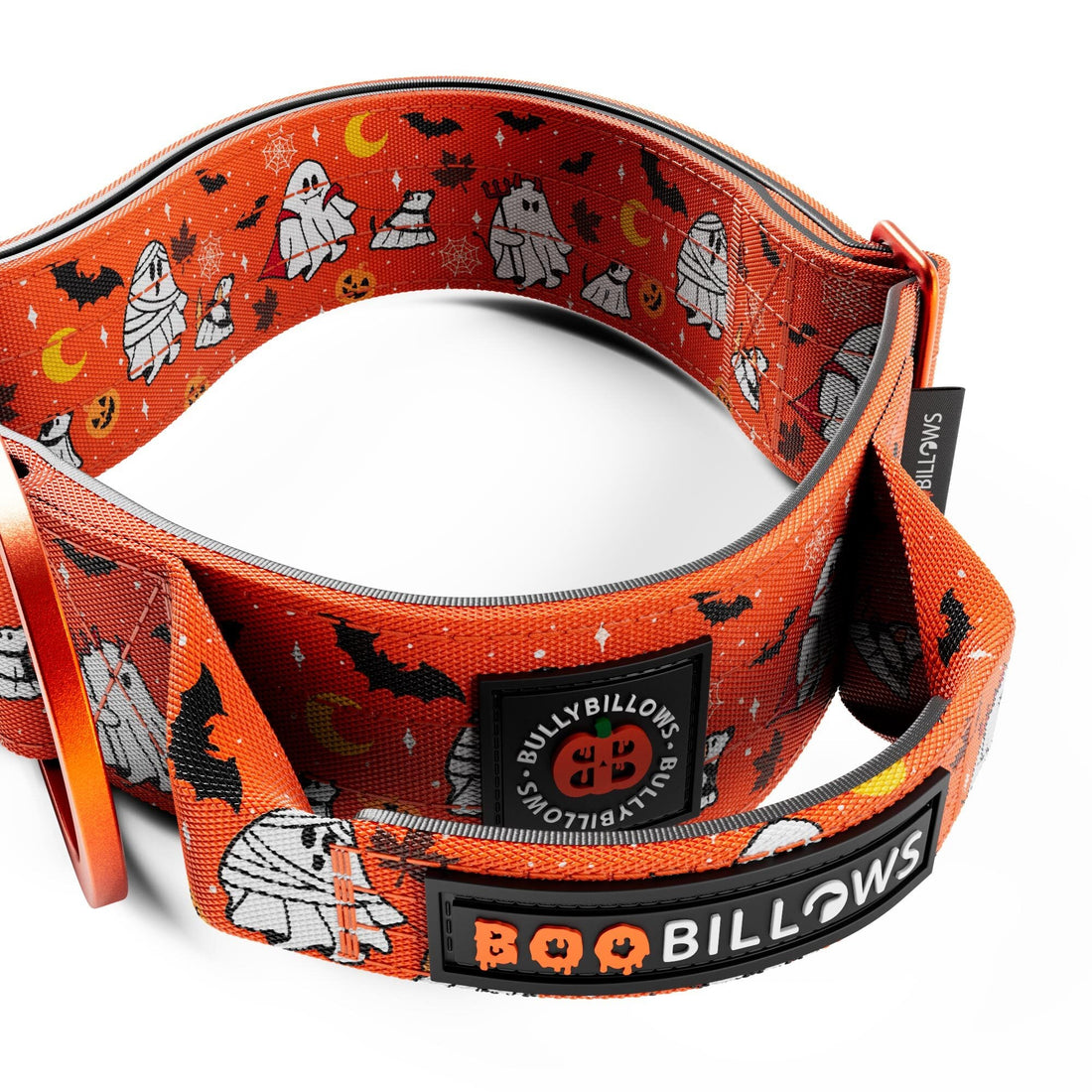 featured image of 5cm Lighter Combat® Collar | With Handle & Secure Clip - Halloween BooBillows - Orange