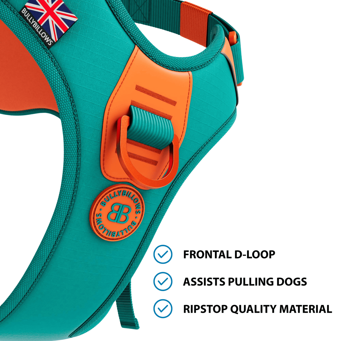 featured image of Anti Pull Hurricane Harness Lighter | With Handle - Turquoise X Orange