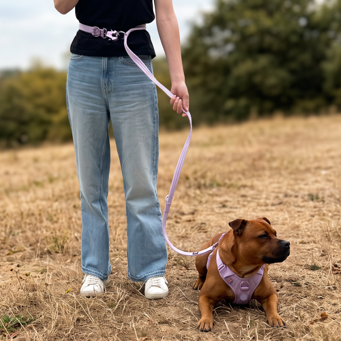 featured image of Lightweight Training Double Ended Dog Leash | 2m Length - Grey