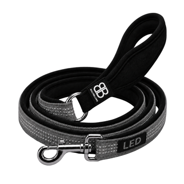 1.4m Active Light Leash - Grey