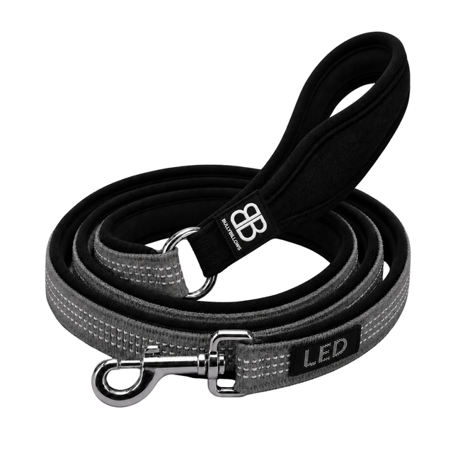 1.4m Active Light Leash - Grey