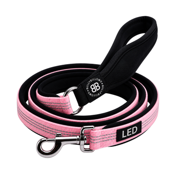 1.4m Active Light Leash - Pink