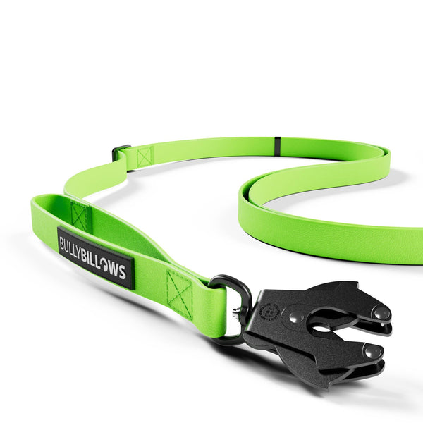 Adjustable Billowthane Leash | 2-3 metres - Neon Green
