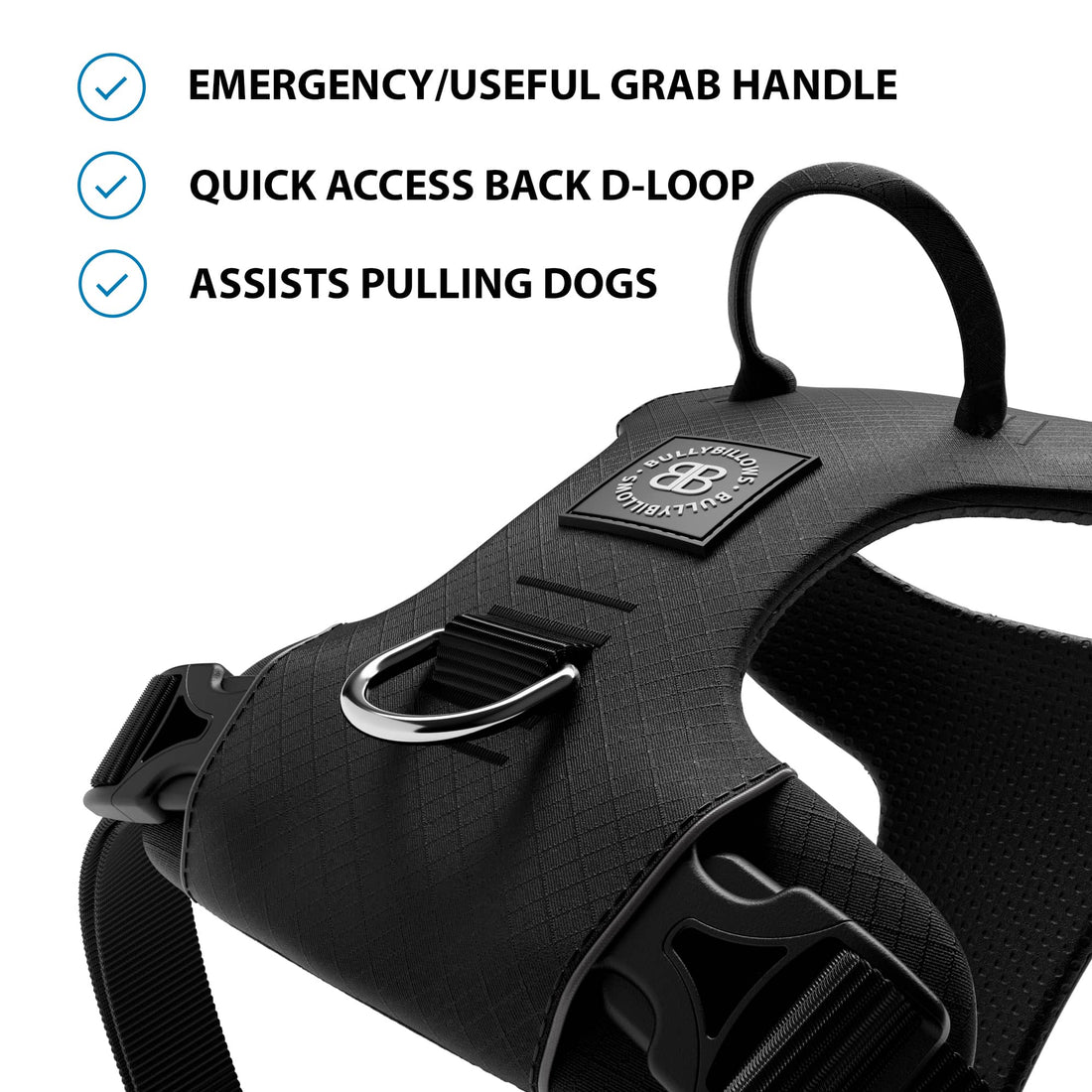 featured image of Air Harness | Anti-Pull & With Handle - Black