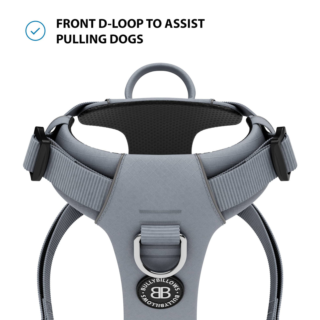 featured image of Air Harness | Anti-Pull & With Handle - Grey