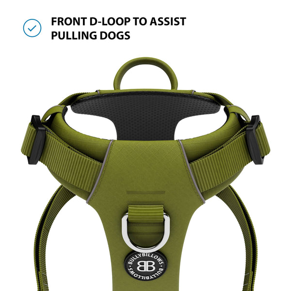 Air Harness | Anti-Pull & With Handle - Olive Green