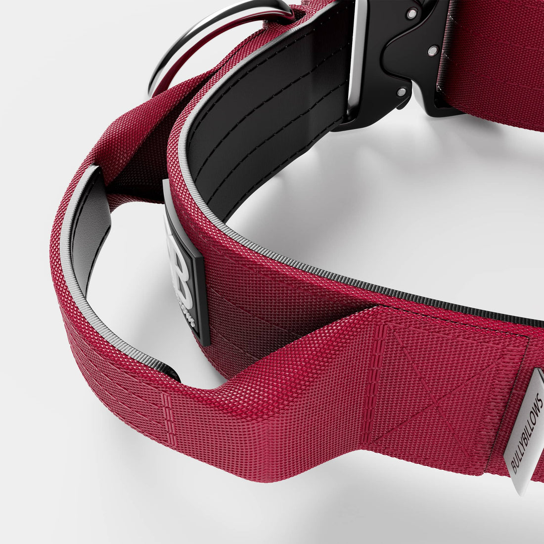 featured image of 5cm Combat® Collar | With Handle & Secure Clip - Burgundy