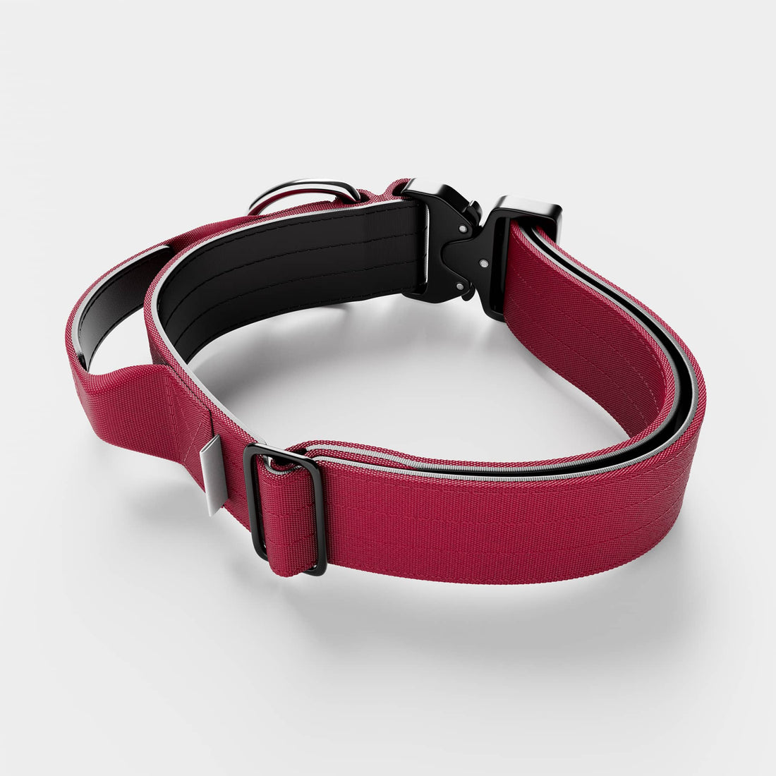 featured image of 5cm Combat® Collar | With Handle & Secure Clip - Burgundy