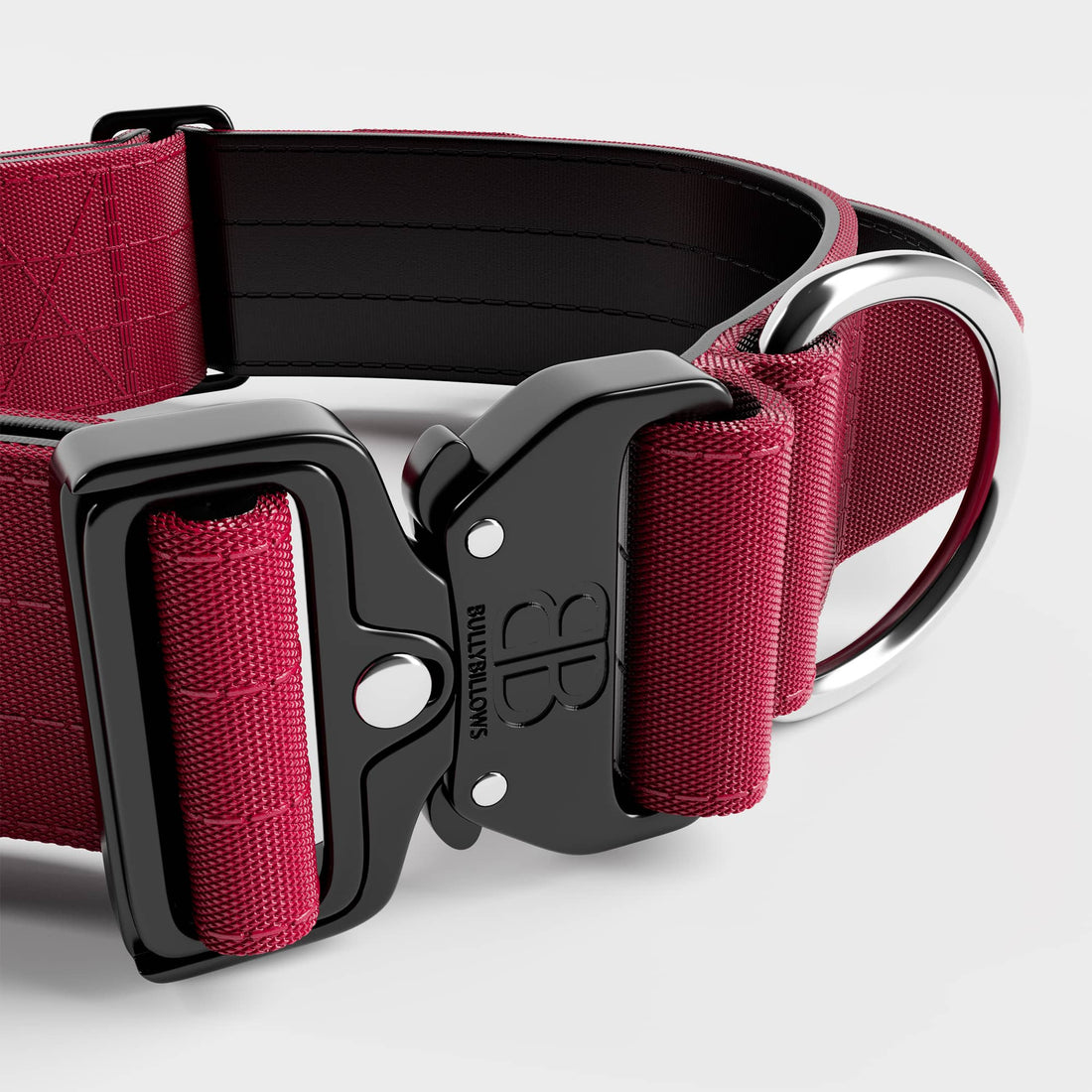 featured image of 5cm Combat® Collar | With Handle & Secure Clip - Burgundy