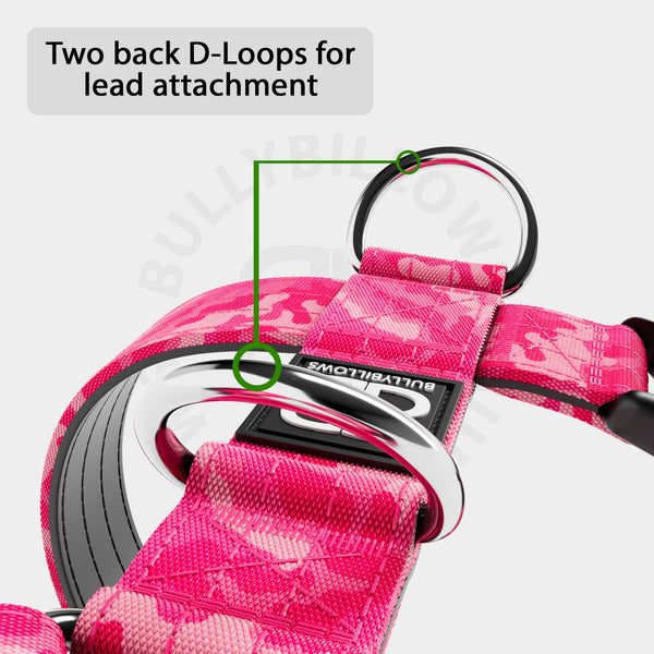 Training Anti Pull TRI-Harness® | M-XL Breeds - Bubblegum