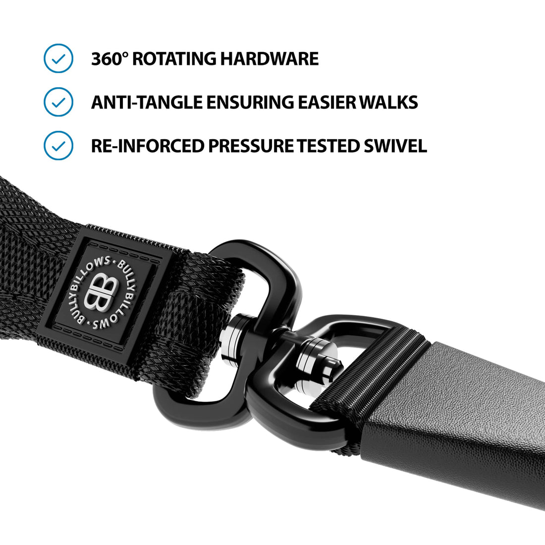 featured image of Slip Training Lead | Anti Pull & No Choking -  Black