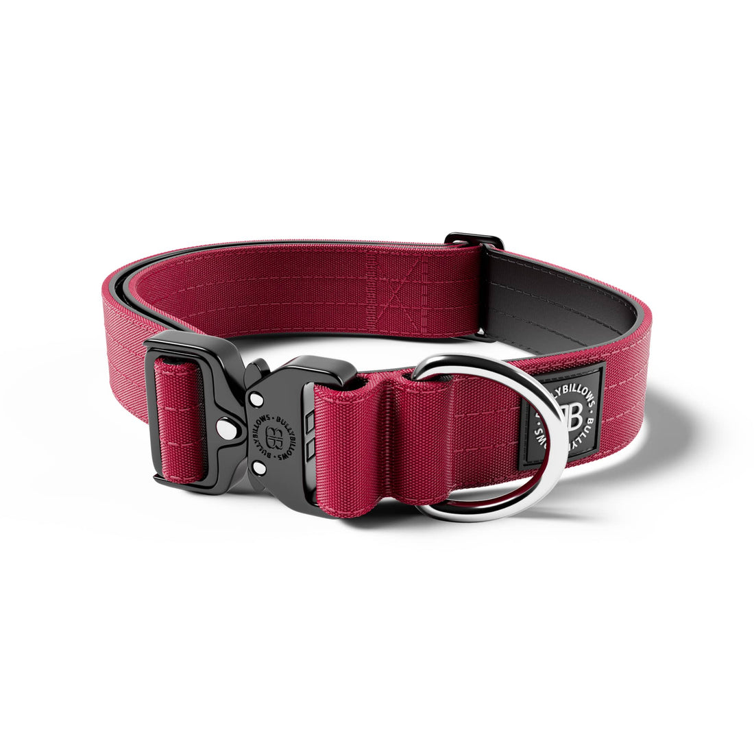 featured image of 4cm Combat® Collar | No Handle & Secure Clip - Burgundy