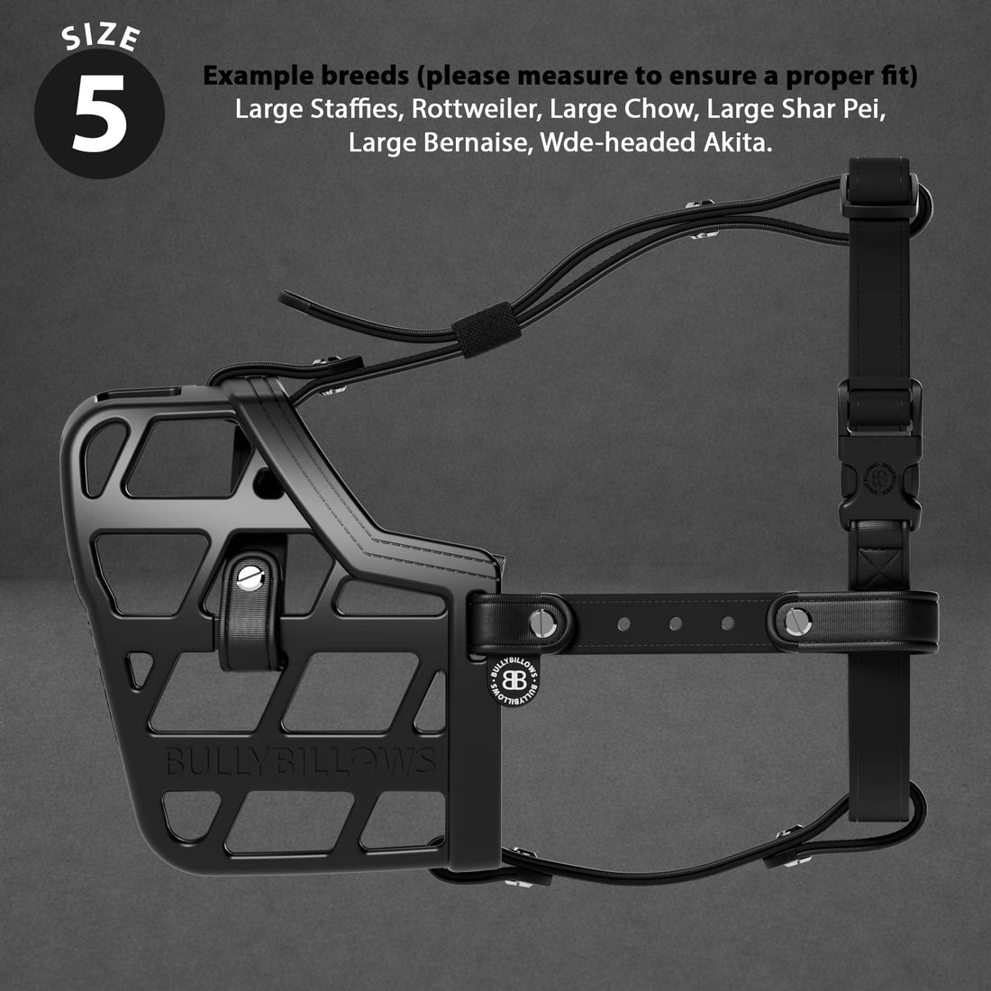 featured image of Premium Comfort Muzzle | x2 Additional Head Straps - Black