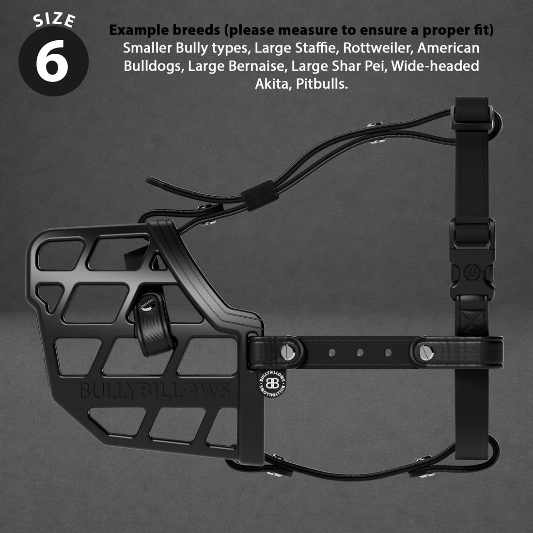 featured image of Premium Comfort Muzzle | x2 Additional Head Straps - Black
