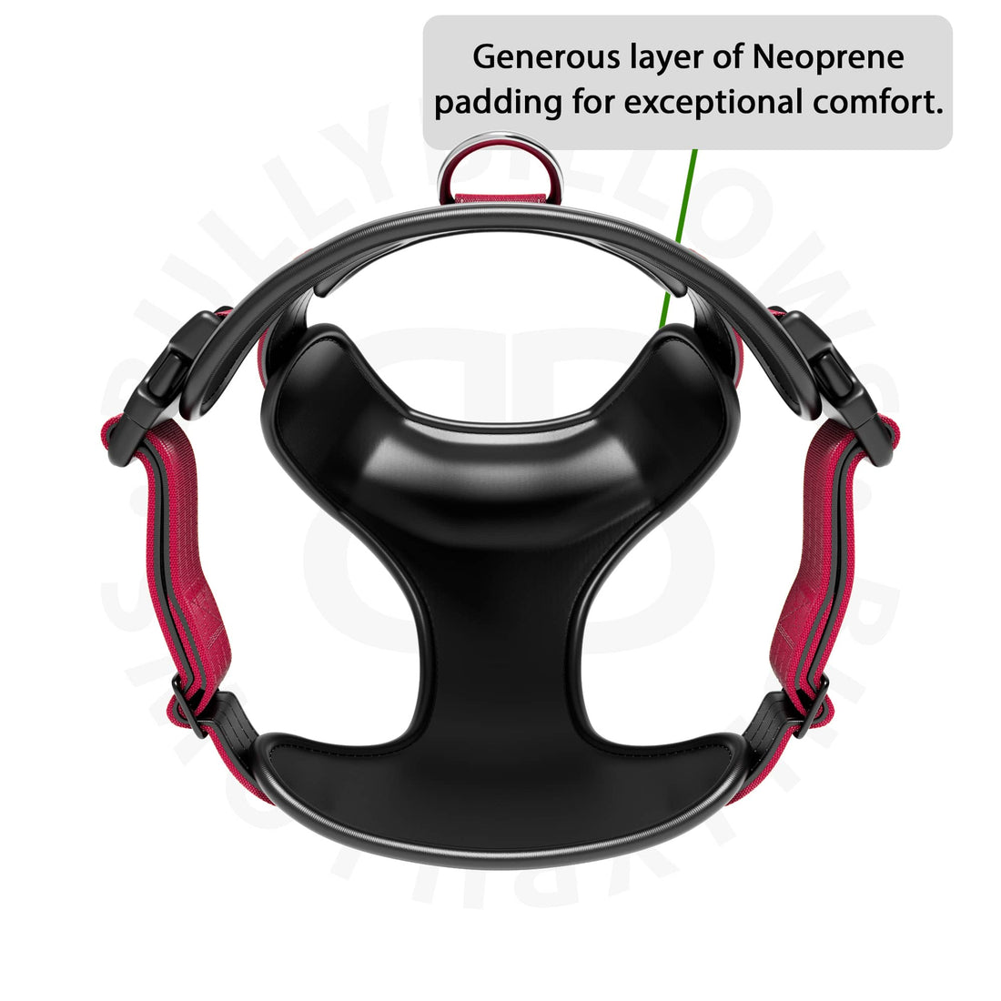 featured image of Non Restrictive - Premium Harness  - Burgandy