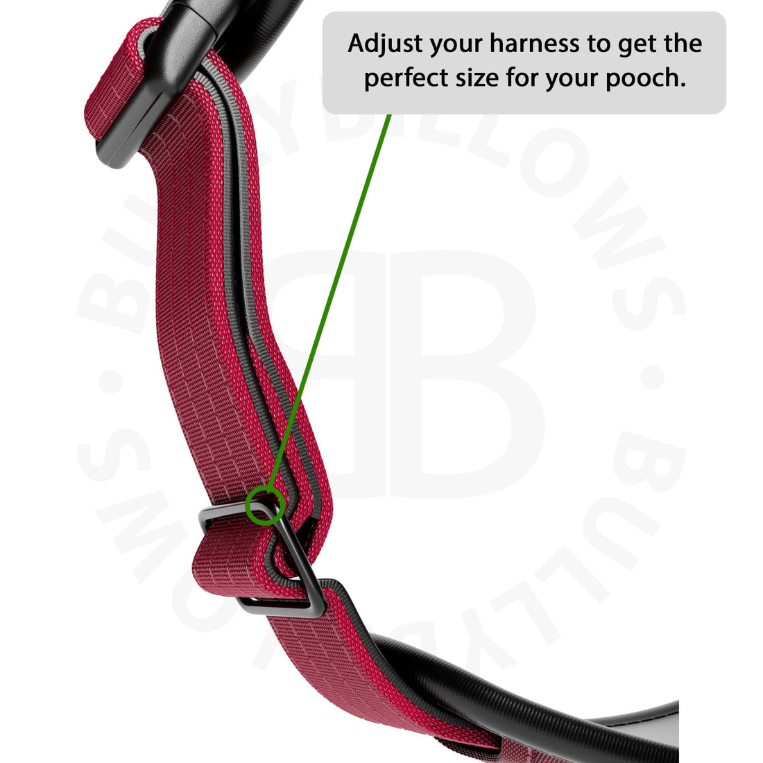 featured image of Non Restrictive - Premium Harness  - Burgandy