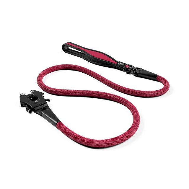 1.4m Combat Rope Leash | Secure Rated Clip - Burgundy
