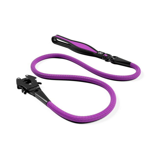 1.4m Combat Rope Leash | Secure Rated Clip - Purple