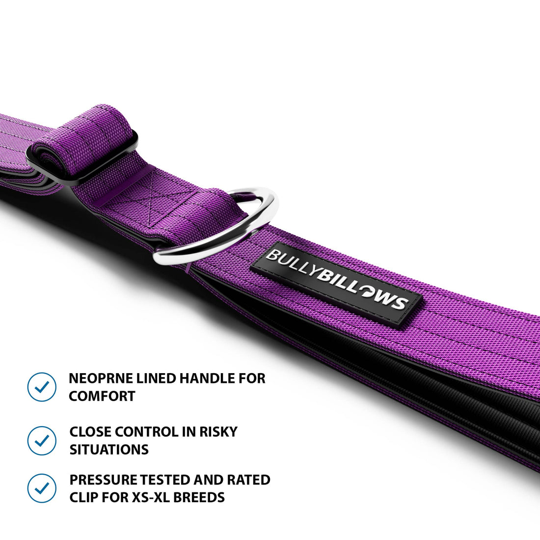 featured image of Adjustable Combat® Traffic Leash - Purple
