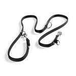 Double Ended Training Leash | All Breeds - Durable & Soft 2m Leash - Black
