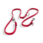 Double Ended Training Leash | All Breeds - Durable & Soft 2m Leash - Red