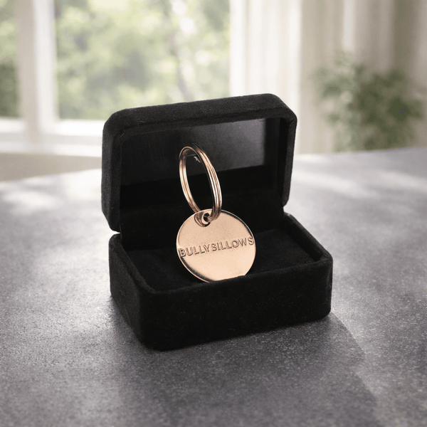 Dog ID Tag - Rose Gold (With Gift Box)