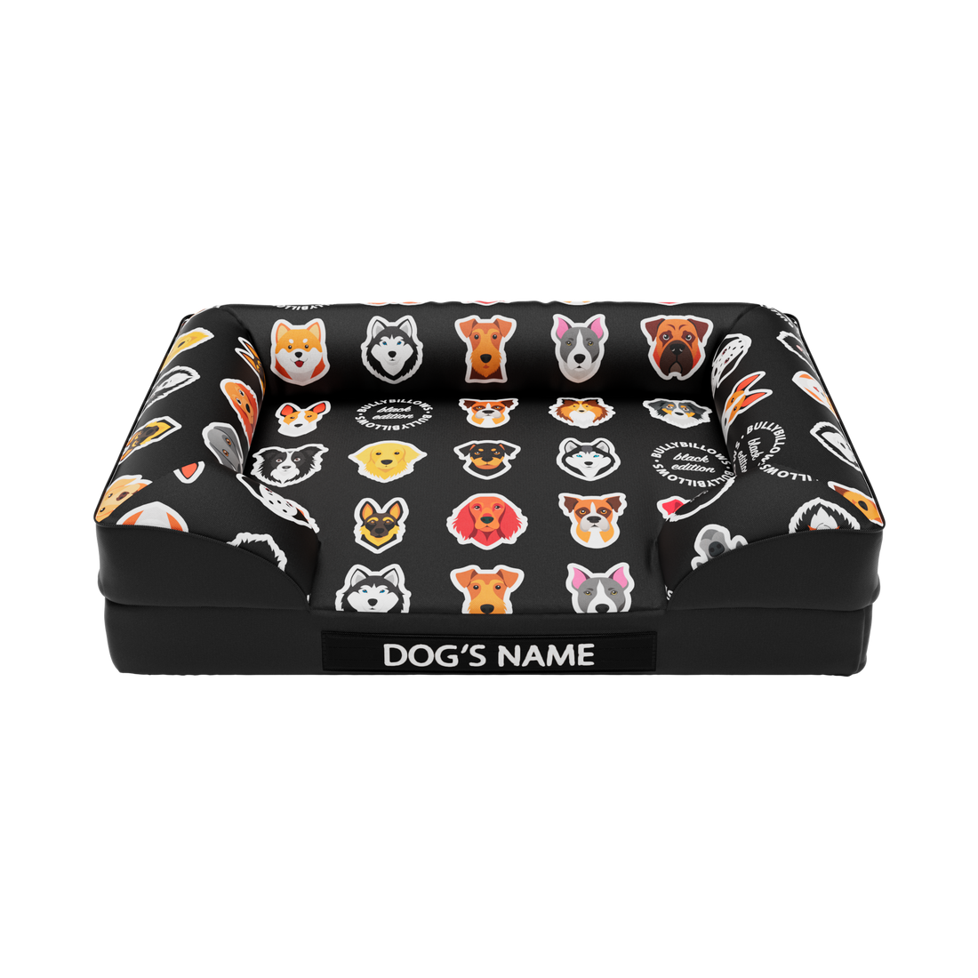featured image of Luxury Dog Bed - Black Edition | Add your dogs name