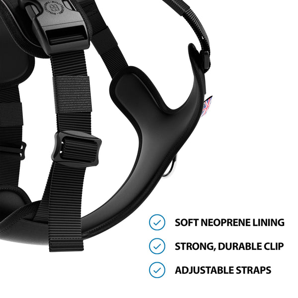 Anti Pull Hurricane Harness Lighter | With Handle - Black