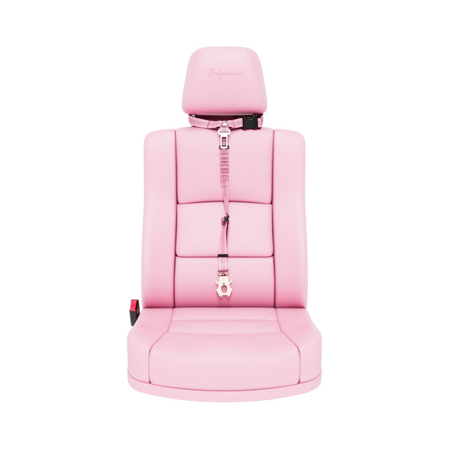 Headrest Car Seatbelt Safety Travel Accessory - Pink