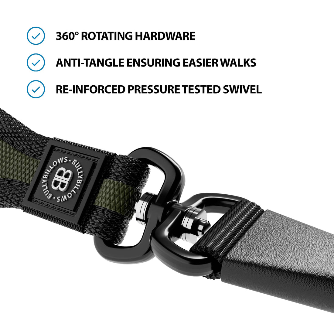 featured image of Slip Training Lead | Anti Pull & No Choking -  Khaki