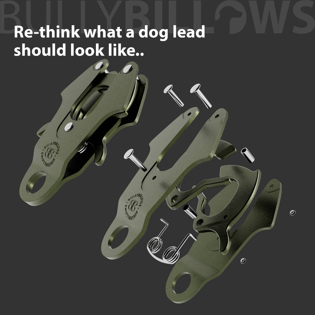 featured image of 3m Swivel Combat Lead | Anti-Tangle & Secure Clip - Khaki