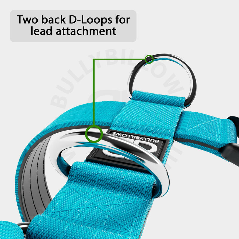 Anti-Pull TRI-Harness® | Training Dog Harness for All Breeds - Light Blue