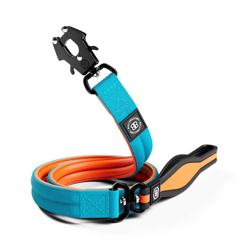 1.2m Mini Combat® Lead - Light Blue x Orange