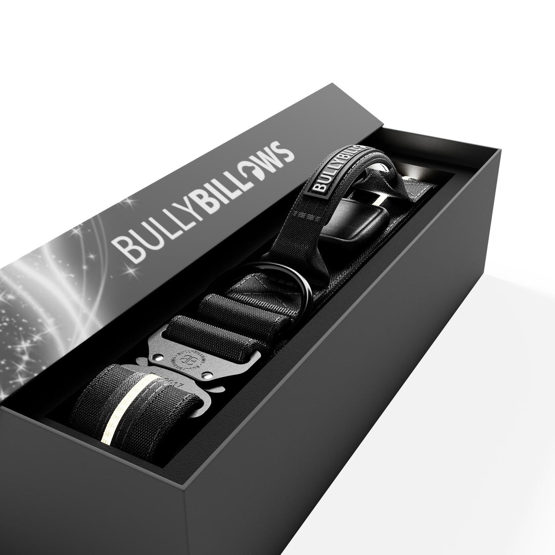 featured image of 4cm Light Up LED Combat® Collar | With Handle & Secure Clip - Black