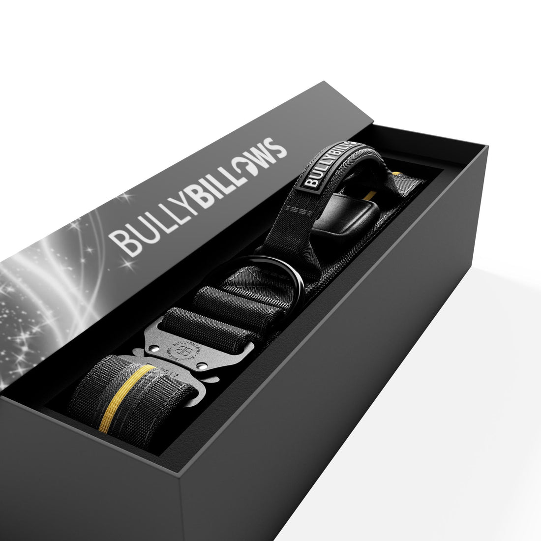 featured image of 2.5cm Light Up LED Combat® Collar | With Handle & Secure Clip - Black