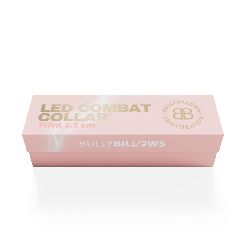 2.5cm Light Up LED Combat® Collar | Handle - Pink