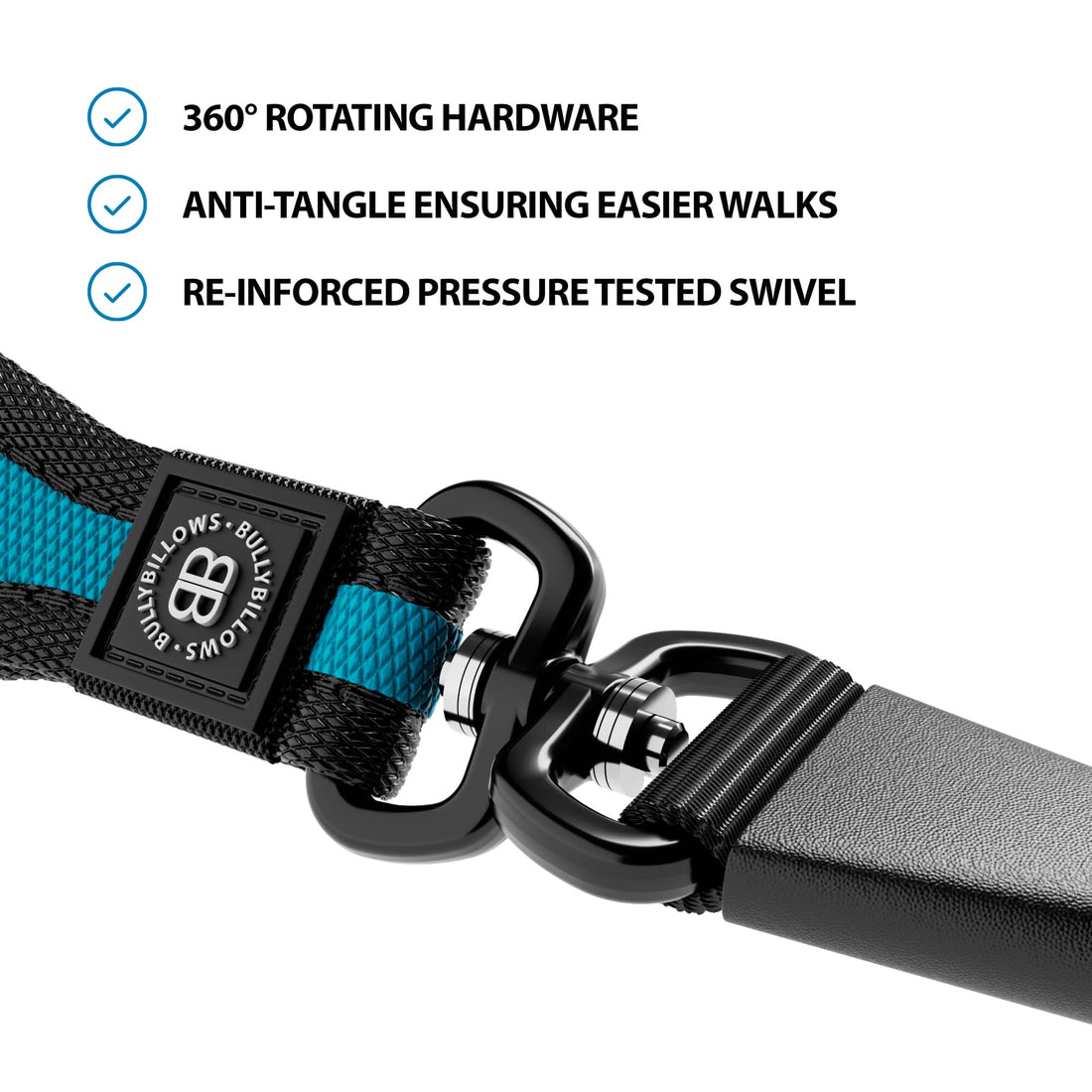 featured image of Slip Training Lead | Anti Pull & No Choking -  Light Blue