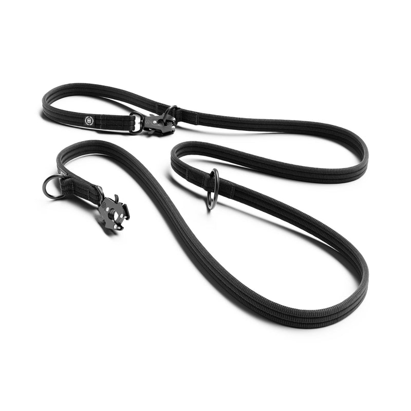 Lightweight Training Double Ended Dog Leash | 2m Length - Black