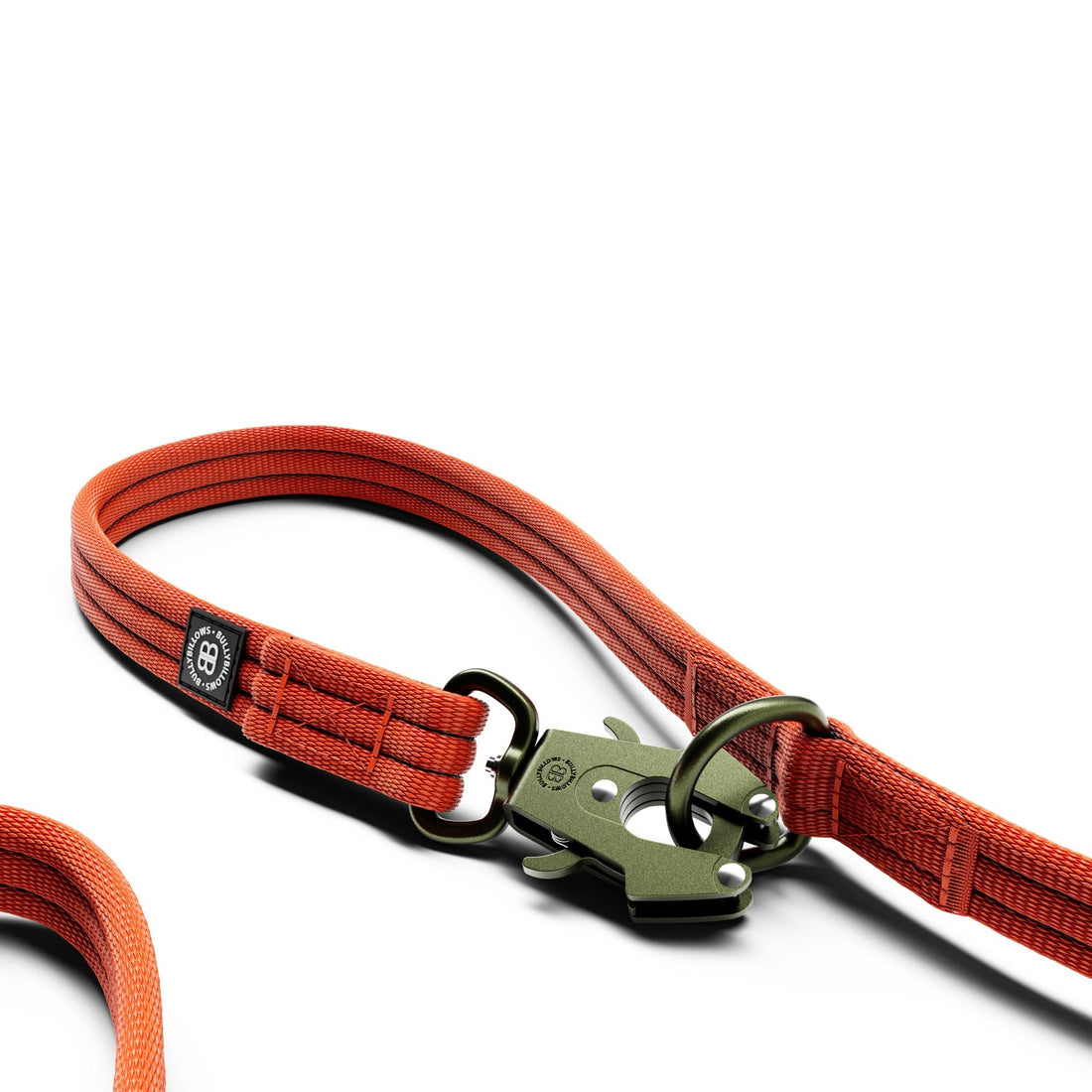 featured image of Lightweight Training Double Ended Dog Leash | 2m Length - Burnt Orange x Khaki