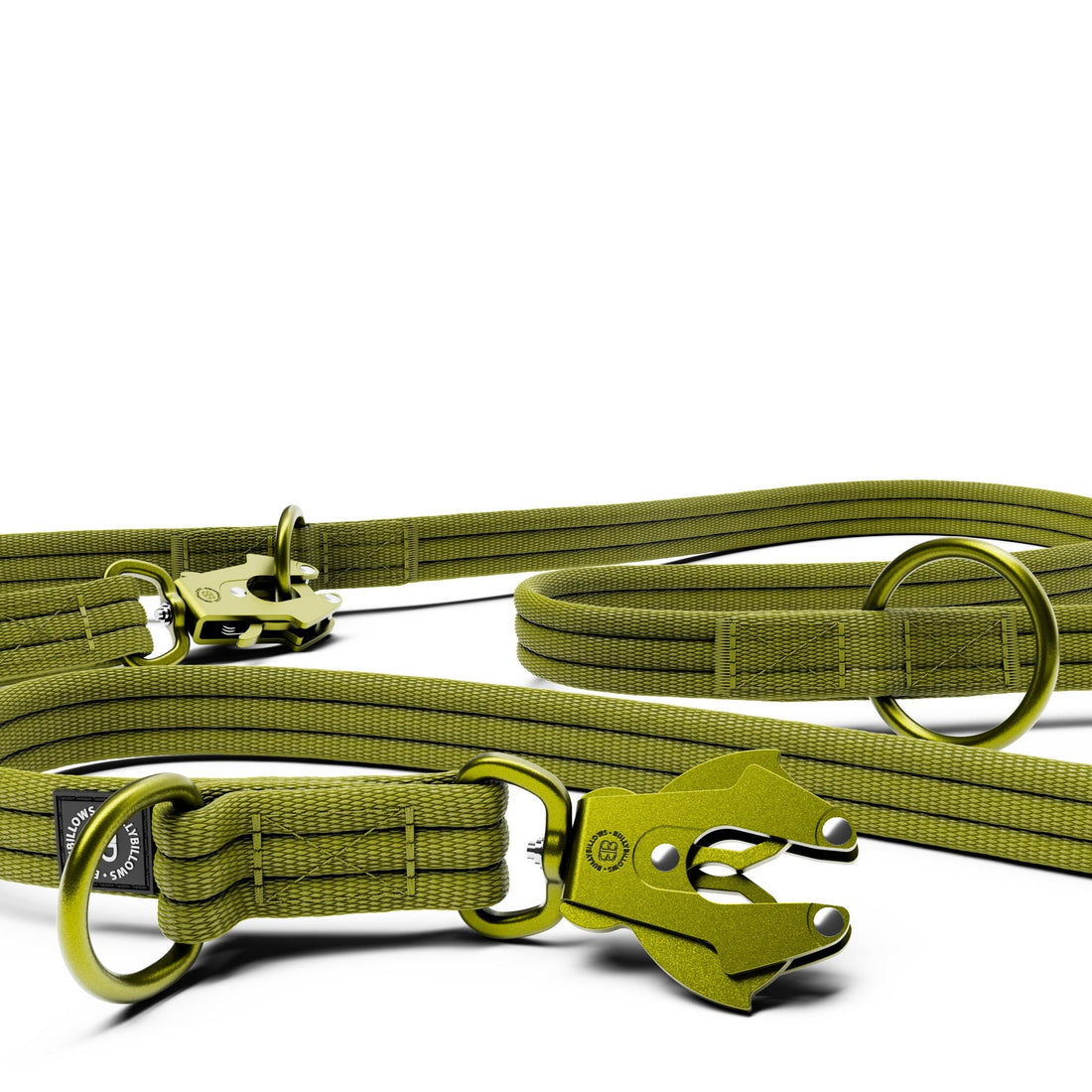 featured image of Lightweight Training Double Ended Dog Leash | 2m Length - Olive Green