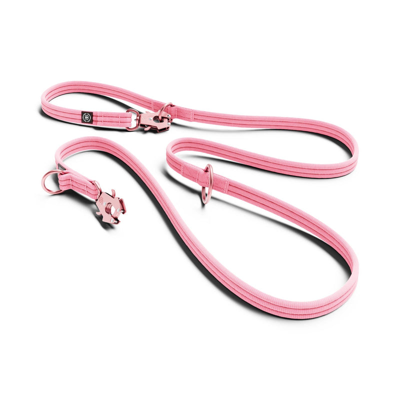 Lightweight Training Double Ended Dog Leash | 2m Length - Pink