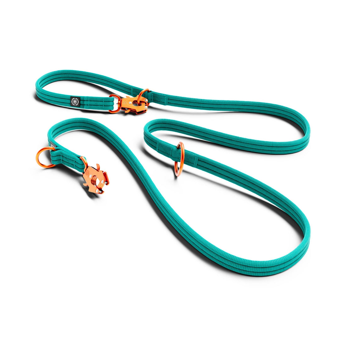 featured image of Lightweight Training Double Ended Dog Leash | 2m Length - Turqouise x Orange