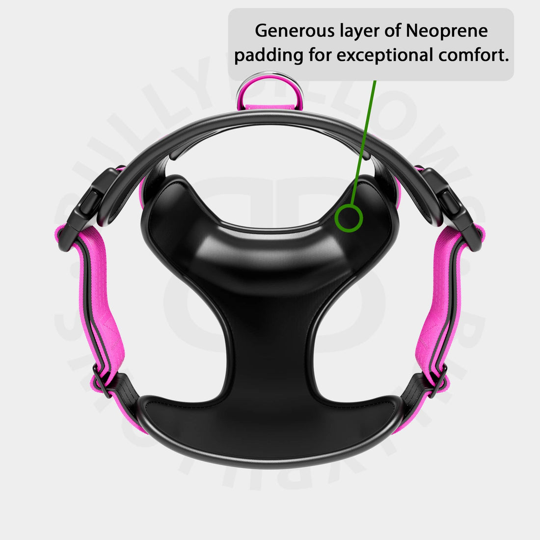 featured image of Comfort Premium Harness | Non Restrictive - Magenta