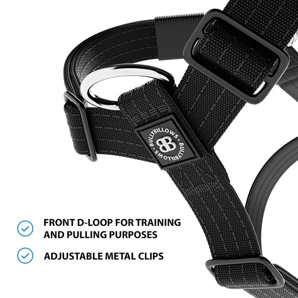 Mini Training Anti Pull TRI-Harness® | Small Breeds - Black