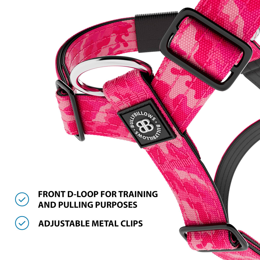 featured image of Anti-Pull TRI-Harness® | Training Dog Harness for All Breeds - Bubblegum