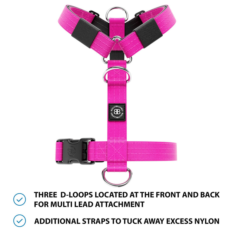Mini Training Anti Pull TRI-Harness® | Small Breeds - Magenta